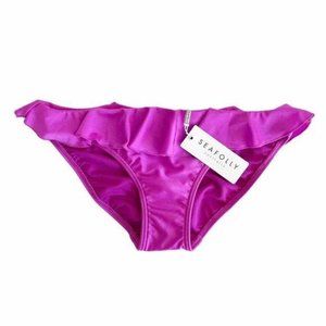Seafolly Purple Hipster Pant Bikini Bottom US Sz 4